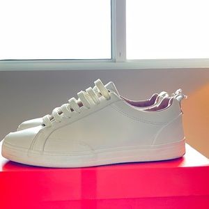 White Zara Leather Shoes